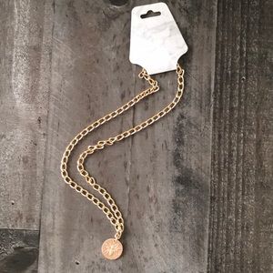 Gold tone Chain Dainty Bee Pendant